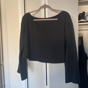 Cropped Lululemon sweatshirt